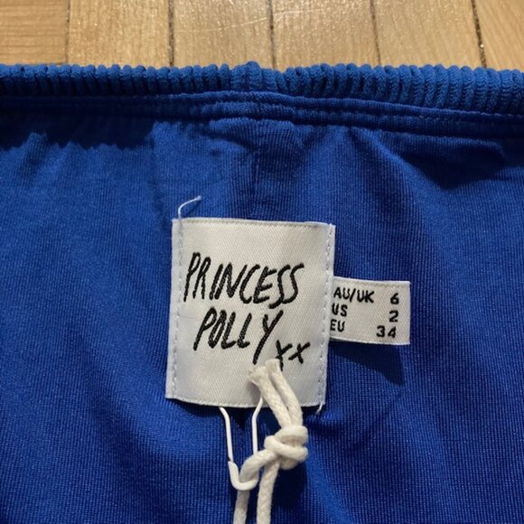 Princess Polly Salte Blue Ribbed Maxi Skirt - Picture 5 of 5